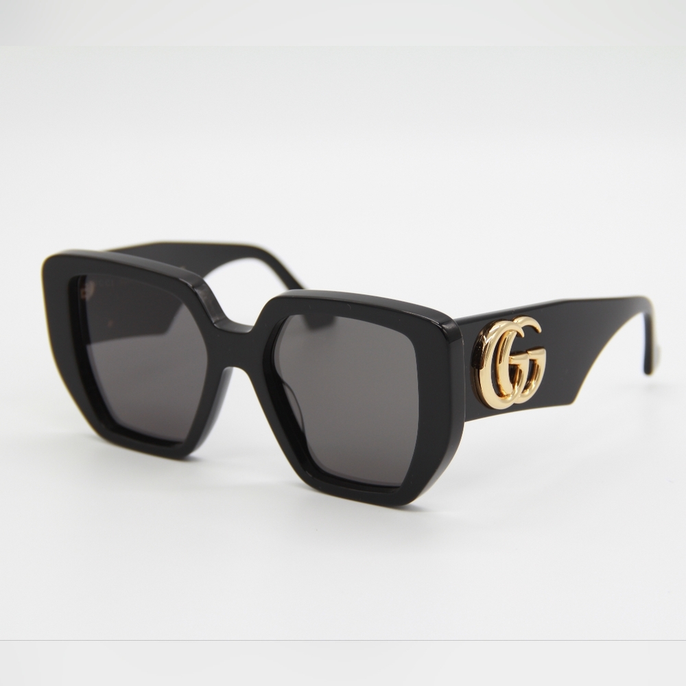 NEW GUCCI SUNGLASSES  GG0956S 003 WOMEN BLACK GUCCI EYEWEAR